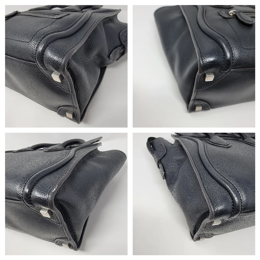 CELINE Micro Luggage Satchel Leather Calfskin Bag - Picture 5 of 11